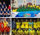 Las cuatro debutantes: Chile, Sudáfrica, Jamaica y Escocia