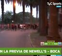 ¿Fútbol argentino sin público? Hubo incidentes en la previa del Newell's - Boca
