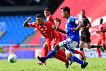 El equipo de Alberto Gamero se impuso por 2-1 ante América de Cali en el juego de ida de los cuartos de final de la Liga BetPlay. Fernando Uribe y Cristian Arango anotaron por Millonarios; Yesus Cabrera descontó para el equipo vallecaucano. 