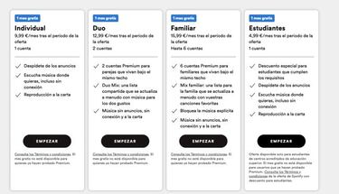 Spotify por menos de 1 euro pero con anuncios, nueva tarifa en pruebas Spotify Plus