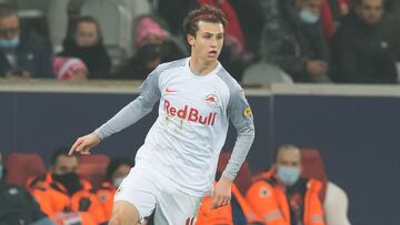 El estadounidense Brenden Aaronson se puede graduar este martes en la Champions League, y colocarse como la pr&oacute;xima venta del RB Salzburg.