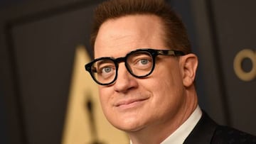 Canadian-US actor Brendan Fraser arrives for the 95th Annual Oscars Nominees Luncheon at the Beverly Hilton Hotel in Beverly Hills, California, on February 13, 2023. (Photo by Chris Delmas / AFP) (Photo by CHRIS DELMAS/AFP via Getty Images)