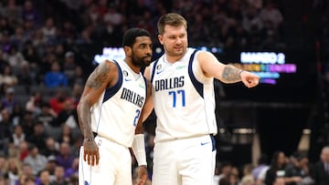 Kyrie Irving y Luka Doncic