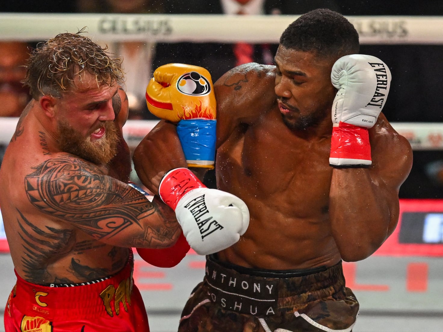 Anthony Joshua knocks out Jake Paul in dominant win - AS USA