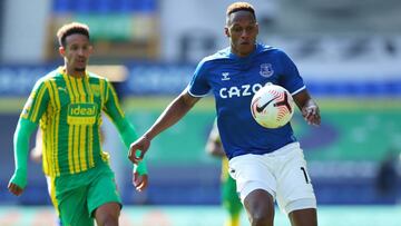 Yerry Mina, jugador de Everton