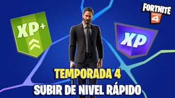 C&oacute;mo conseguir XP y subir de nivel r&aacute;pido en Fortnite Cap&iacute;tulo 4 - Temporada 1