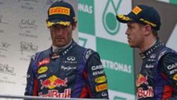 Webber y Vettel.