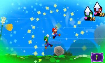 Captura de pantalla - Mario &amp; Luigi: Dream Team Bros. (3DS)