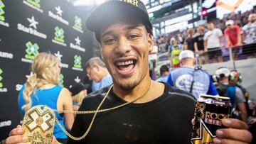 Chad Kerley con su &uacute;ltima medalla de oro en X Games. 