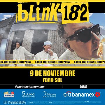 Blink-182 se presentará en el Foro Sol