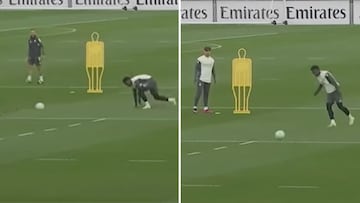 Entrenamiento ‘horribilis’ de Vinicius delante de Xabi con todas las miradas sobre él: vean estas cuatro acciones y entenderán...