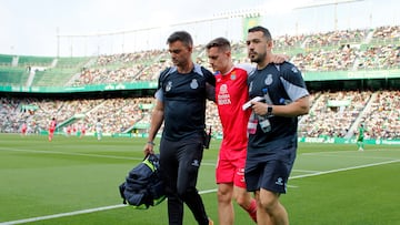 27/04/24 PARTIDO SEGUNDA DIVISION 
ELCHE - ESPANYOL 
LESION POL LOZANO