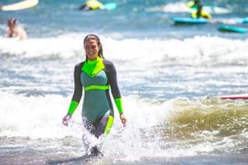 La clínica de surf de Isidora Ureta, en imágenes