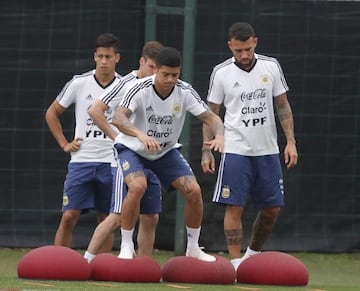 Barcelona 05 Junio 2018, Espaa
Entrenamiento de la Seleccion Argentina en el predio del Barcelona, Joan Gamper.
MARCOS ROJO
Foto Ortiz Gustavo
