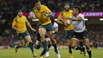 El australiano Folau, en acci&oacute;n.