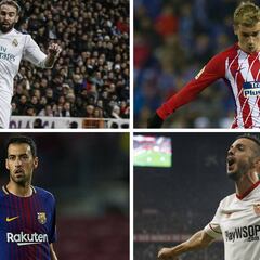 LaLiga: lesionados, sancionados y apercibidos de la jornada 30
