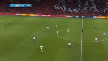 Golazo de Antony con el Ajax: corre 35 metros para definir así