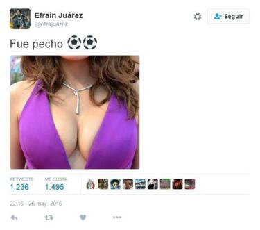 Pachuca, nueva víctima de Efraín Juárez en Twitter