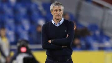 Setién, entrenador del Betis.
