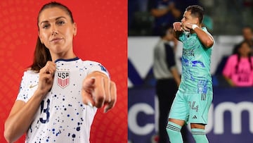 El máximo goleador en la historia de la Selección Mexicana quedó extasiado con la asistencia de Alex Morgan, misma que sirvió para abrir el marcador ante Vietnam.