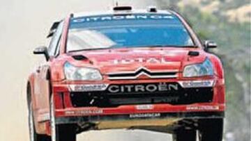 <b>BUEN COMIENZO. </b>Dani Sordo, durante un espectacular salto.
