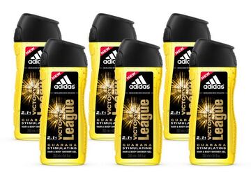 Los geles de ducha Adidas Victory League son la opci¨®n m¨¢s c¨®moda para el gimnasio.