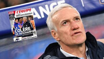 Deschamps entró en cólera tras la derrota ante Colombia