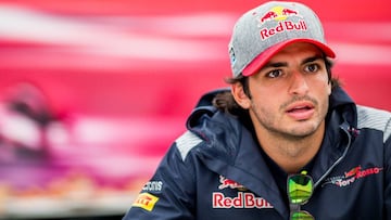 Carlos Sainz en Suzuka.