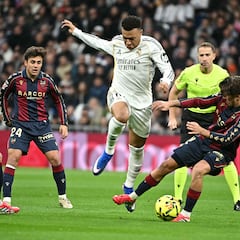 Deafening Bernabéu boos for Real Madrid, before Mbappé and Asencio goals calm frayed nerves