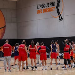 La Selección femenina monta su propia burbuja en Valencia