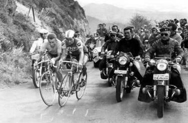 Anquetil, Poulidor, El ?guila y El Relojero