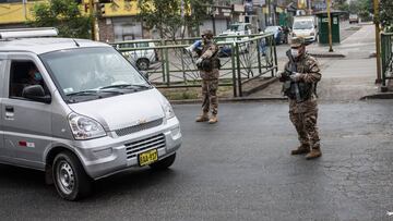 Miembros del Ej&eacute;rcito de Per&uacute;.