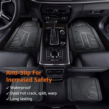 Encontramos estas alfombrillas de goma para el coche que triunfan en Amazon
