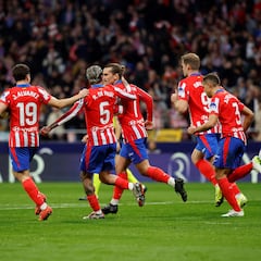 1x1 del Atlético: Sorloth y De Paul, la dupla que crece y se entiende