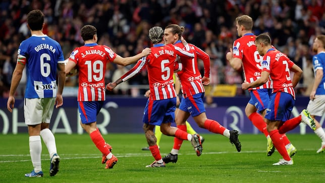 1x1 del Atlético: Sorloth y De Paul, la dupla que crece y se entiende