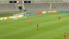 El gol del portero de Jordania que se ha convertido en viral
