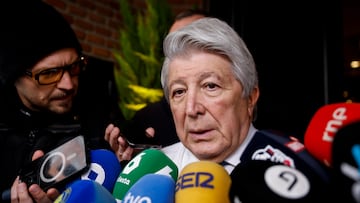 12/02/26
LLEGADA AL RESTAURANTE DE MARIA DE ENRIQUE CEREZO COMIDA DE DIRECTIVAS ATLETICO DE MADRID Y BARCELONA