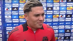 Juan Fernando Quintero en zona mixta desde Londres, Inglaterra.