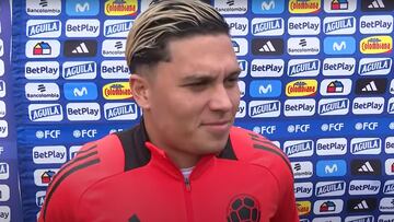 Juan Fernando Quintero en zona mixta desde Londres, Inglaterra.