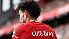 Luis Díaz, jugador del Liverpool.