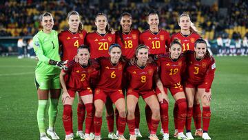 Wellington (New Zealand), 25/07/2023.- Team Spain poses for photos prior to the FIFA Women's World Cup group C soccer match between Japan and Spain in Wellington, New Zealand, 31 July 2023. (Mundial de Fútbol, Japón, Nueva Zelanda, España) EFE/EPA/RITCHIE TONGO
