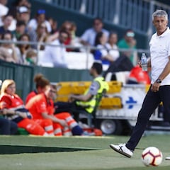 Sarabia habló por un afónico Setién: "Tenemos un año más"