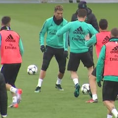 Isco y Nacho entrenan con normalidad y apuntan al Bayern
