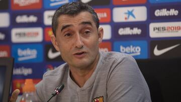 Valverde: "El Girona-Barça se jugará; no sabemos dónde"