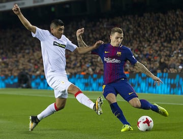 Lucas Digne del Barcelona 