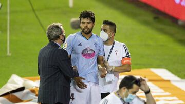 Araujo sufrió una brecha en la cabeza durante el partido contra el Levante.