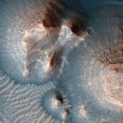 La NASA descubre erupciones supermasivas en Marte