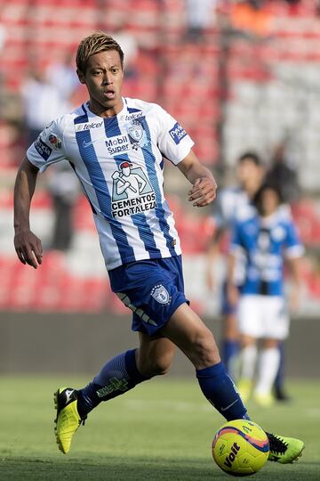 El jugador del país del sol naciente vistió los colores del Pachuca después de pasar por el Venlo en Holanda, el CSKA en Ruisa y el Milan en Italia.