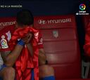 La emotiva escena que acabó con Suárez roto y entre lágrimas