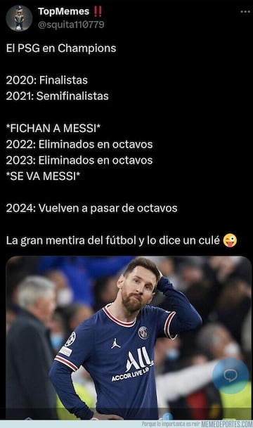 Los memes más divertidos de la jornada Champions